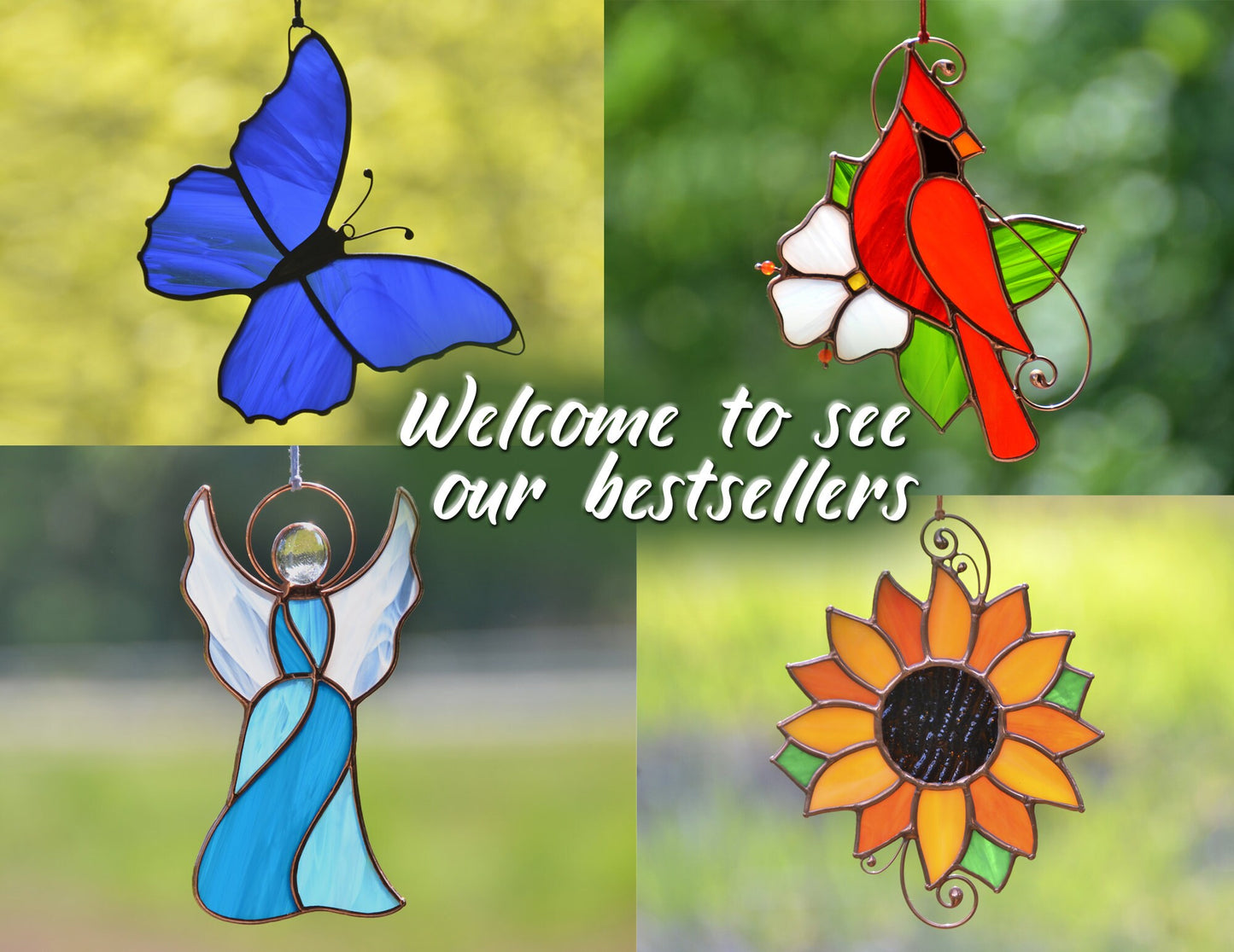 Stained Glass Snowflake Ornament – Christmas Window Hanging Suncatchers – Handmade Holiday Decor – Winter Gift – Frosted Glass Decoration