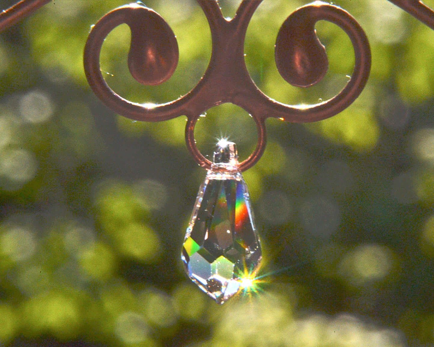 Stained Glass Lotus Suncatcher: Crystal Window Hanging, Yoga Gift