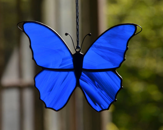 Stained Glass Morpho Butterfly